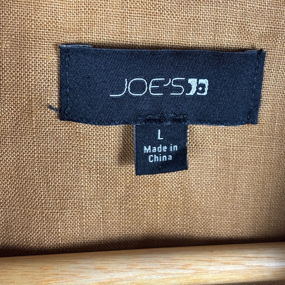 Joe's Jeans Men's Long sleeve 100% Linen Button Down Shirt Sz L Preppy Classic - Picture 3 of 10